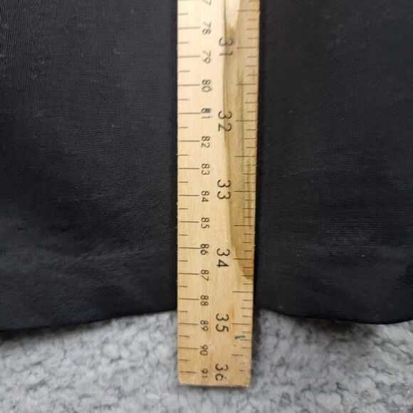 Chicos Black Sheath Dress with Exposed Silver Zipper Size 2 Large - Picture 7 of 13